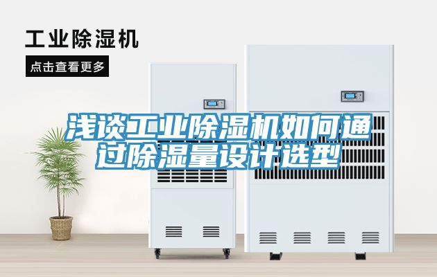 淺談工業草莓污视频在线看如何通過除濕量設計選型