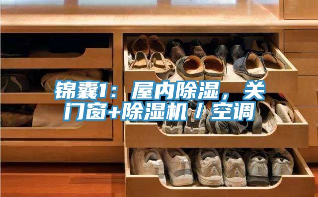 錦囊1：屋內除濕，關門窗+草莓污视频在线看／空調