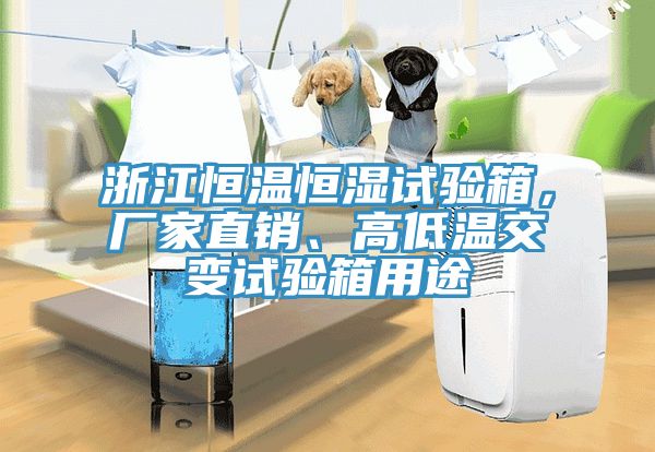 浙江恒溫恒濕試驗箱，廠家直銷、高低溫交變試驗箱用途