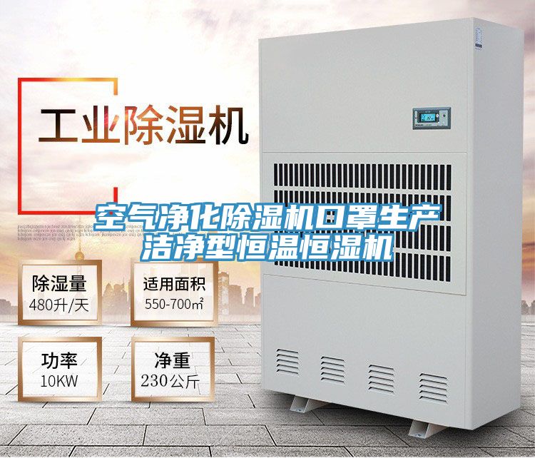 空氣淨化草莓污视频在线看口罩生產潔淨型恒溫恒濕機